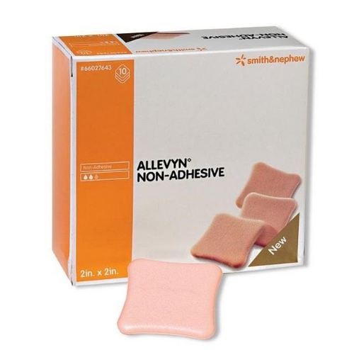 Smith & Nephew - Allevyn® - Non-Adhesive Dressing - 66027643 - Packaging With Product