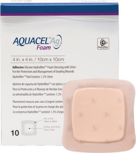 ConvaTec - AQUACEL® - Foam Dressing - 420681 - Packaging With Product