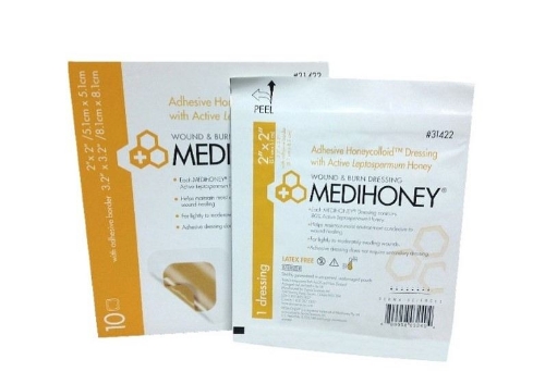 Derma Sciences -  MEDIHONEY® Adhesive Dressing - 31422 - Packaging