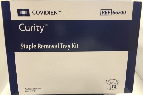 Cardinal Health™ - Curity™ - Staple Removal Tray Kit - 66700 - Packaging