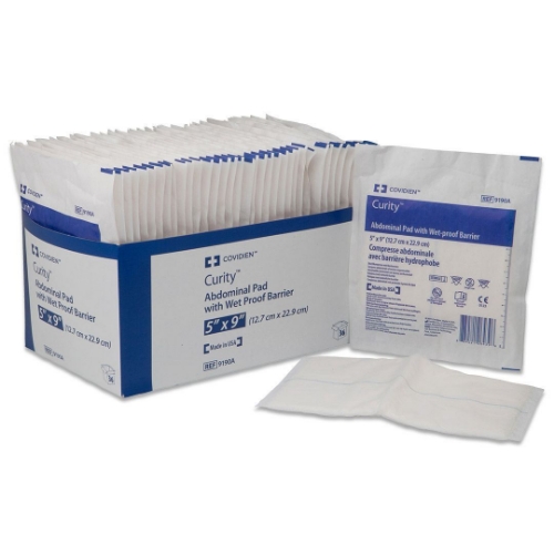 Cardinal Health™ - Curity™ - Abdominal Pad - 7196D - Packaging With Product