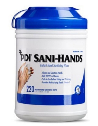 PDI - Sani-Hands® - Hand-Sanitizing Wipes - P15984 - Product