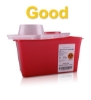 Cardinal Health™ - Sharps-A-Gator™ - Chimney Top Sharps Container - 8881676236 - Product