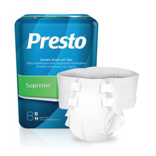 Presto® - Supreme - Bariatric Brief - ABB41070 - Packaging With Product