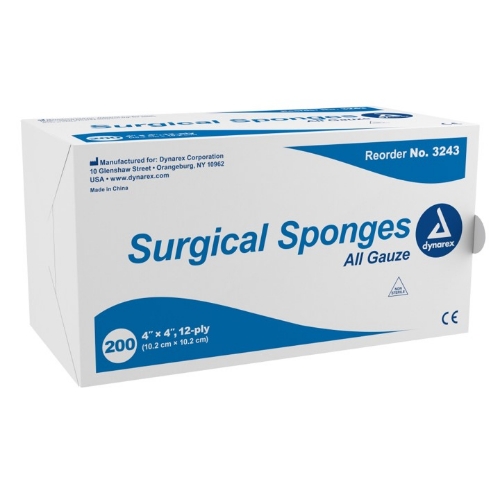 Dynarex® - Surgical Gauze Sponge - 3243 - Packaging