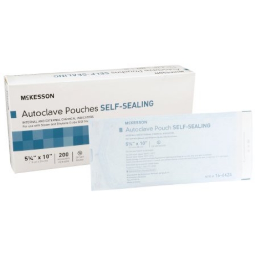 McKesson - Self-Sealing Sterilization Pouch - 16-6424 - Packaging With Product