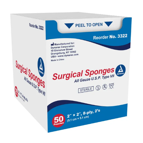 Dynarex® - Gauze Surgical Sponge - 3322 - Packaging