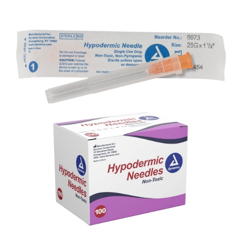 Dynarex® - Hypodermic Needle - 6973 - Packaging With Product