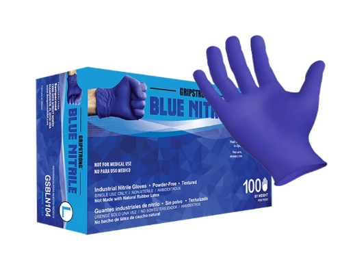 Sempermed - GripStrong® - Nitrile Gloves - GSBLN102 - Packaging With Product