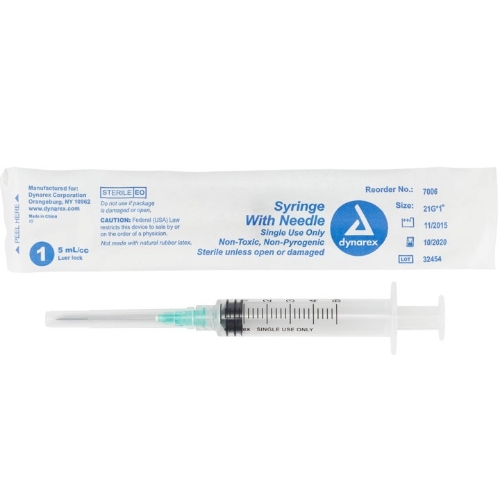 Dynarex® - Syringe with Needle - 7010 - Product