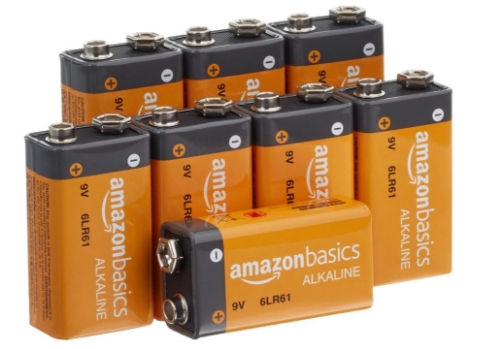Amazon - 9 Volt Alkaline Batteries - 6LR61 - Product