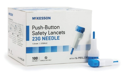 McKesson - Safety Lancet - 16-PBSL23G - Packaging With Product