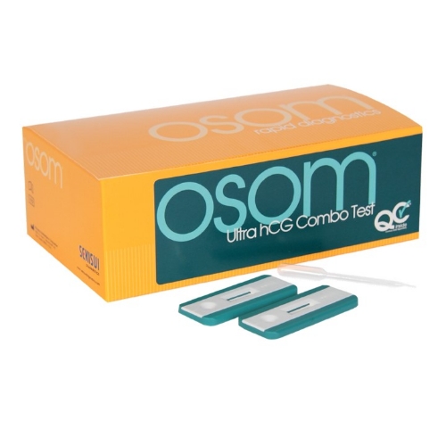 Sekisui Diagnostics - OSOM® - hCG Ultra Combo Test - hCG-1004 - Packaging With Product