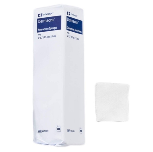 Cardinal Health™ - Dermacea™ - Non-Woven Sponge - 441400 - Packaging With Product