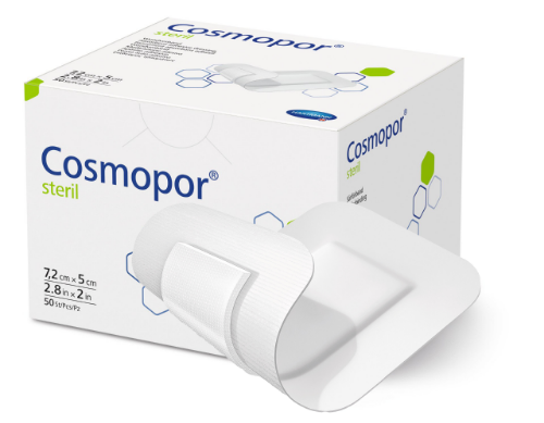 HARTMANN - Cosmopor® - Adhesive Dressing - 9008063 - Packaging With Product