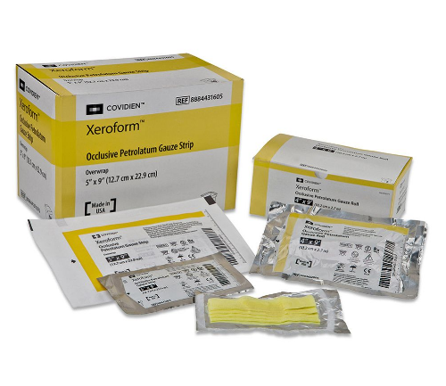 Cardinal Health™ - Xeroform™ - Gauze Dressing - 8884433400 - Packaging With Product