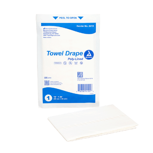 Dynarex® - Disposable Towel Drape - 4410 - Packaging With Product
