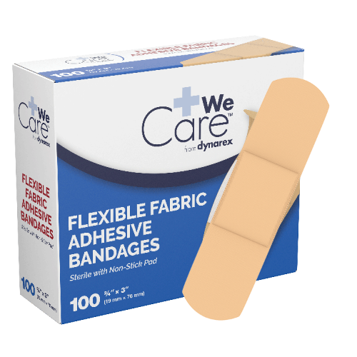 Dynarex® - Fabric Adhesive Bandage - 3611 - Packaging With Product