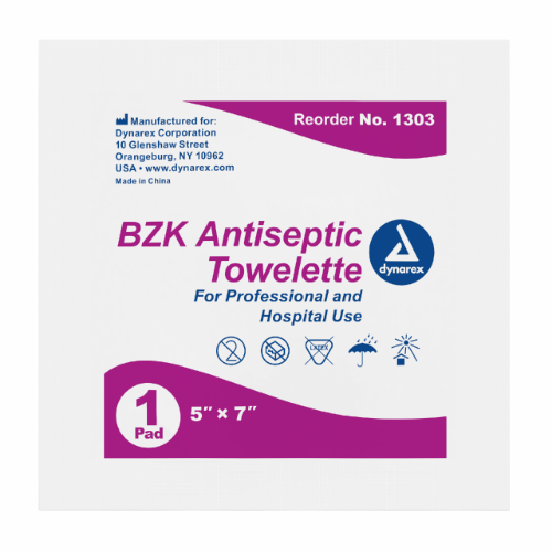 Dynarex® - BZK Towelette - 1303 - Product
